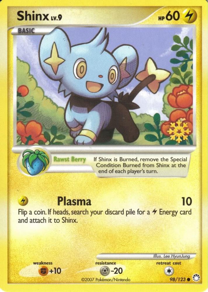 Mysterious Treasures Shinx [Snowflake-Stamped] Pokémon card